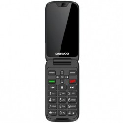 Teléfono móvil daewoo dw8005 para personas mayores/ 4g/ negro