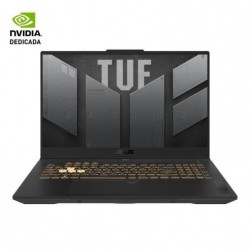 Portátil Gaming Asus TUF F17 TUF707ZV4-HX047 Intel Core i7-12700H/ 32GB/ 1TB SSD/ GeForce RTX 4060/ 17.3'/ Sin Sistema Operativo