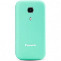 Teléfono móvil panasonic kx-tu400exc para personas mayores/ turquesa