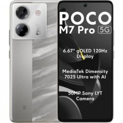 Smartphone xiaomi poco m7 pro 8gb/ 256gb/ 6.67'/ 5g/ plata