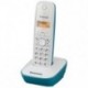 Teléfono inalámbrico panasonic kx-tg1611/ blanco/ azul