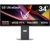 Monitor Gaming Ultrapanorámico Curvo LG UltraGear 34G600A-B 34'/ WQHD/ Multimedia/ 5ms/ 160Hz/ VA/ Regulable en Altura/ Negro Monitor Gaming Ultrapanorámico Curvo LG UltraGear 34G600A-B 34'/ WQHD/ Multimedia/ 5ms/ 160Hz/ VA/ Regulable en Altura/ Negro