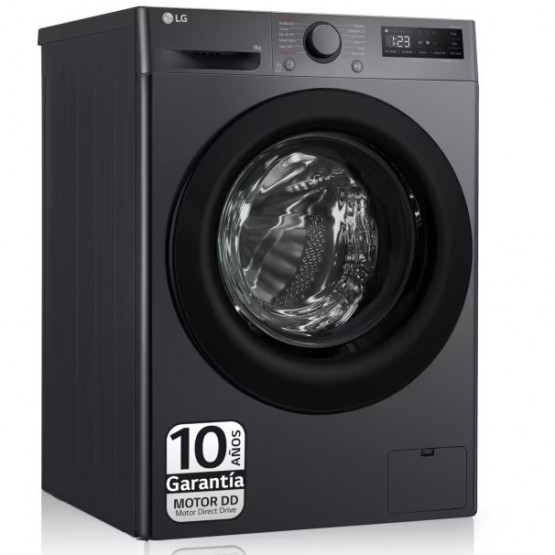 LAVADORA LG F4WR5009A6M 9 KG 1.400 rpm INOX GRAFITO CLASF-A(A -10%)