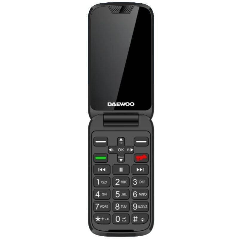 Teléfono Móvil Daewoo DW8005 para Personas Mayores/ 4G/ Negro