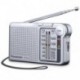 Radio Portátil Panasonic RF-P150D/ con Batería/ a Pilas/ Plateada