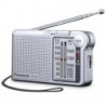 Radio Portátil Panasonic RF-P150D/ con Batería/ a Pilas/ Plateada Radio Portátil Panasonic RF-P150D/ con Batería/ a Pilas/ Plateada