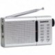 Radio Portátil Daewoo DW1037/ a Pilas/ Plateada