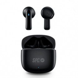 Auriculares Bluetooth SPC Zion 2 Play con estuche de carga/ Autonomía 7h/ Negros