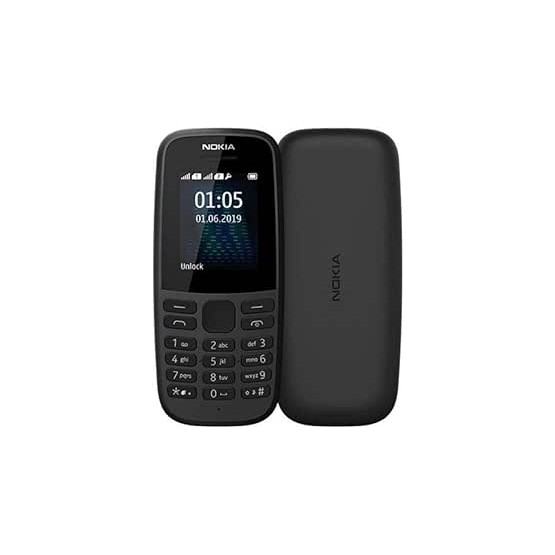 Teléfono Móvil Nokia 105/ Negro