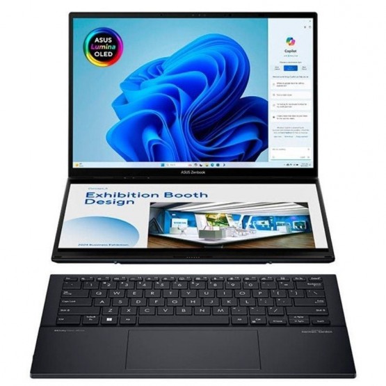Portátil Convertible Asus ZenBook Duo  Intel Core Ultra 9-285H/ 32GB/ 1TB SSD/ 14'+14' Táctil/ Win11