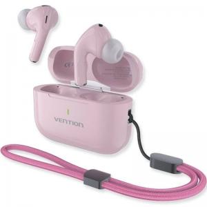 Auriculares Bluetooth Vention Echo Lite E11 Plus con estuche de carga/ Autonomía 6h/ Rosas