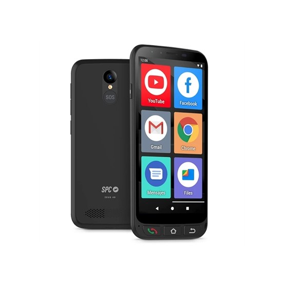 Teléfono Móvil SPC Zeus 4G Pro para Personas Mayores/ Negro