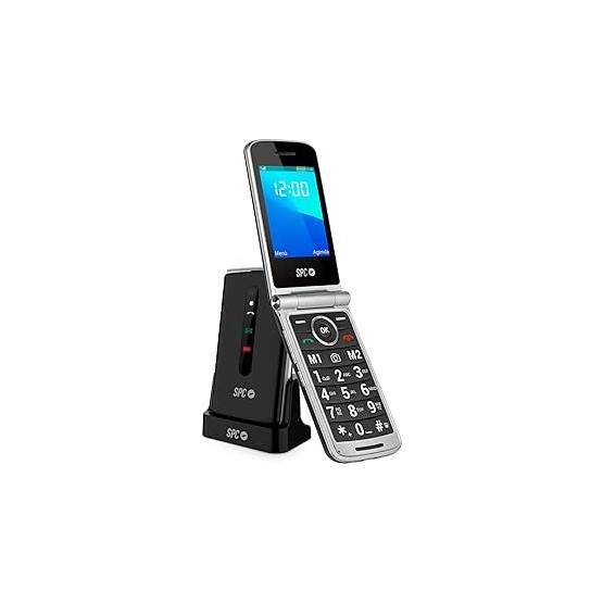 Teléfono Móvil SPC Prince 4G para Personas Mayores/ Negro