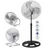 Ventilador 3 en 1 Orbegozo PWS 0547/ Sobremesa/ Pie/ Pared/ 90W/ 3 Aspas 45cm/ 3 velocidades