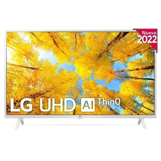 Televisor LG UHD 43UQ76906LE 43'/ Ultra HD 4K/ Smart TV/ WiFi/ Blanca