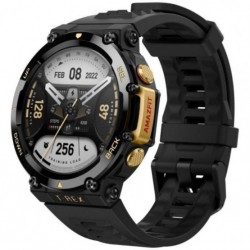 Smartwatch Huami Amazfit T-Rex 2/ Notificaciones/ Frecuencia Cardíaca/ GPS/ Negro Astral y Oro