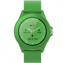 Smartwatch Forever Colorum CW-300/ Notificaciones/ Frecuencia Cardíaca/ Verde