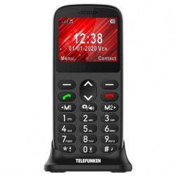 Teléfono Móvil Telefunken S420 para Personas Mayores/ Negro