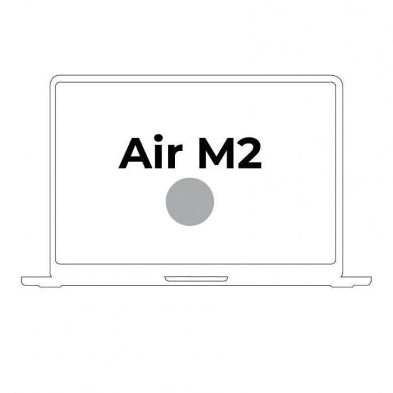 Apple Macbook Air 15' / M2 8-Core CPU/ 8Gb/ 256Gb SSD/ 10-Core GPU/ Plata